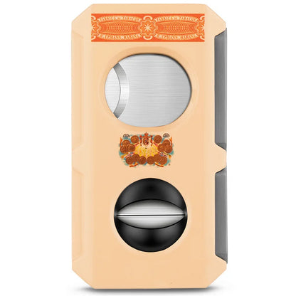 5-in-1 Multifunctional Stainless Steel Cigar Cutter (Guillotine, V-Cut, Punch, Rest & Poker)