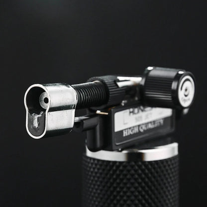 Windproof Straight To High Temperature Lighter, Portable Outdoor Barbecue Lighters Jet Flame Torch Lighter Refillable
