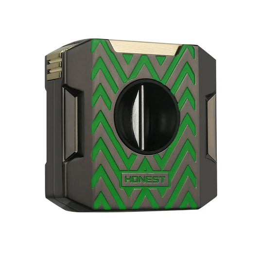 Honest Luxury Cigar Accessories Metal Cigar Cutter Integrated With Puncher V Cutter Needle Holder Gift for Cigar Smokers