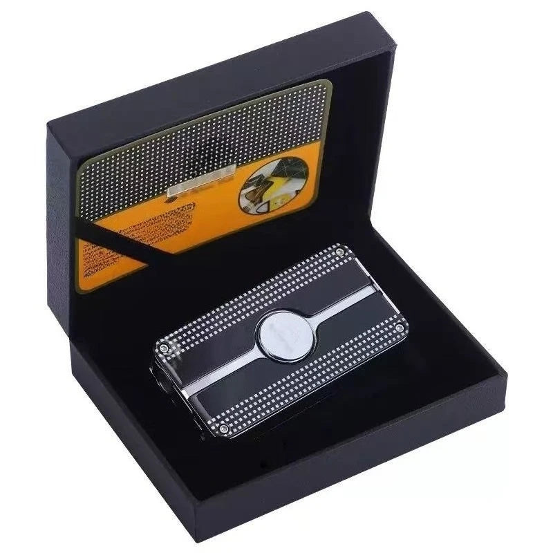 2026 new Cigar specific lighter, multifunctional triple straight butane large flame igniter, smoking accessories, men's gift